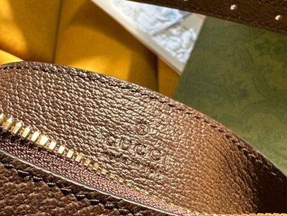 SAC À MAIN OPHIDIA GG SMALL 25 EN TOILE SUPRÊME BEIGE ET ÉBÈNE