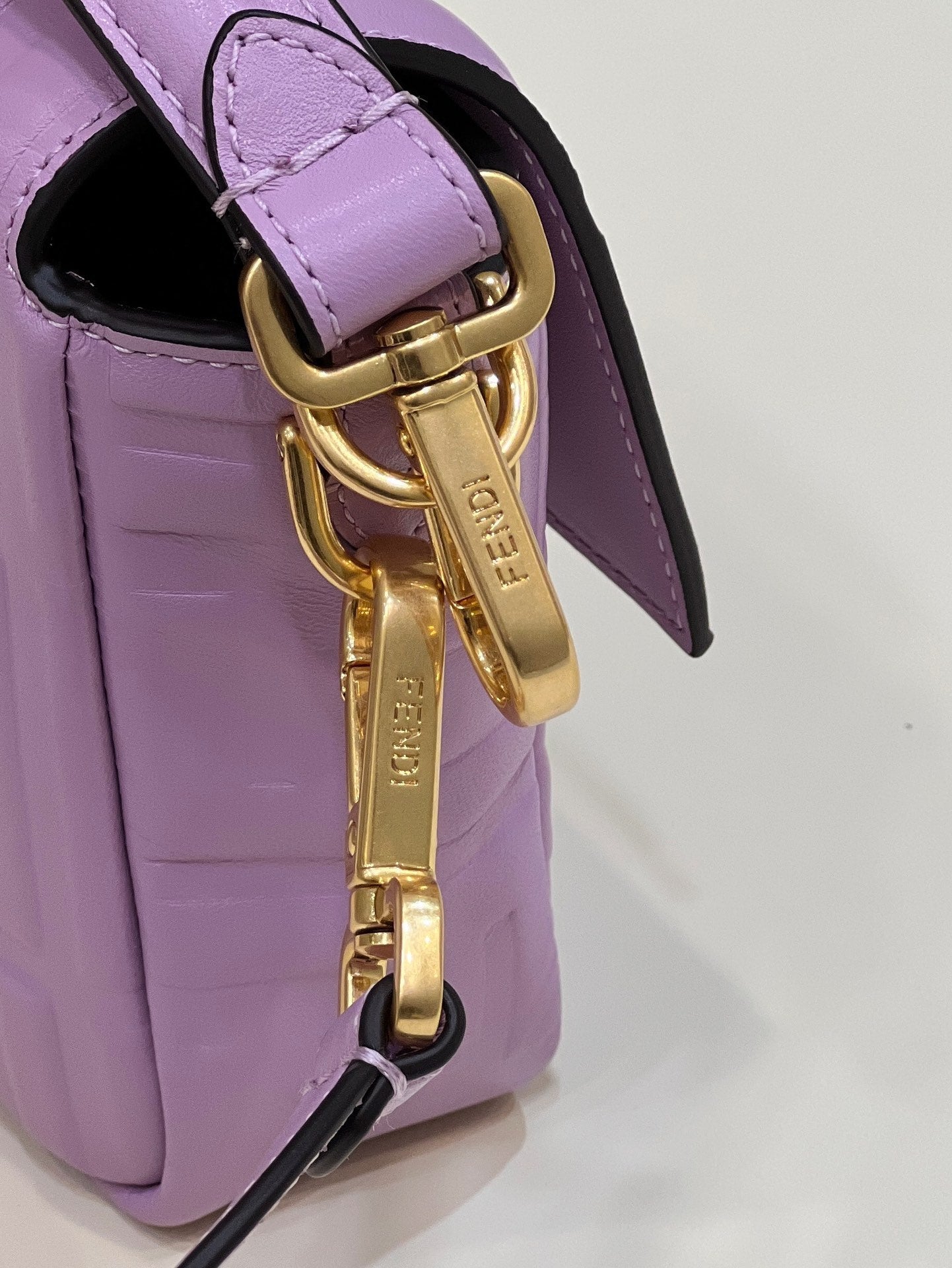 バゲット 27cm バイオレット ラムスキン ゴールド金具