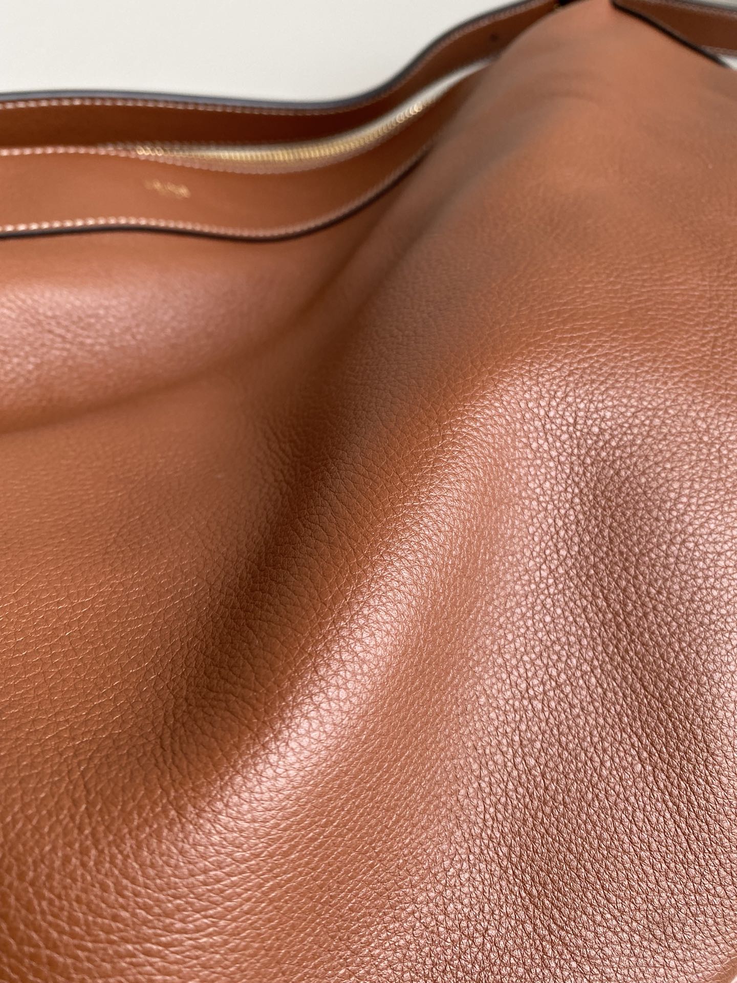 SAC SOUS LES BRAS ROMY 43 CUIR DE VEAU ORANGE ROUILLE