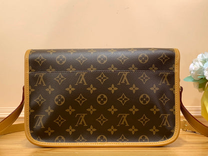 LV ジベシエール 28cm ブラウン モノグラム キャンバス 205872