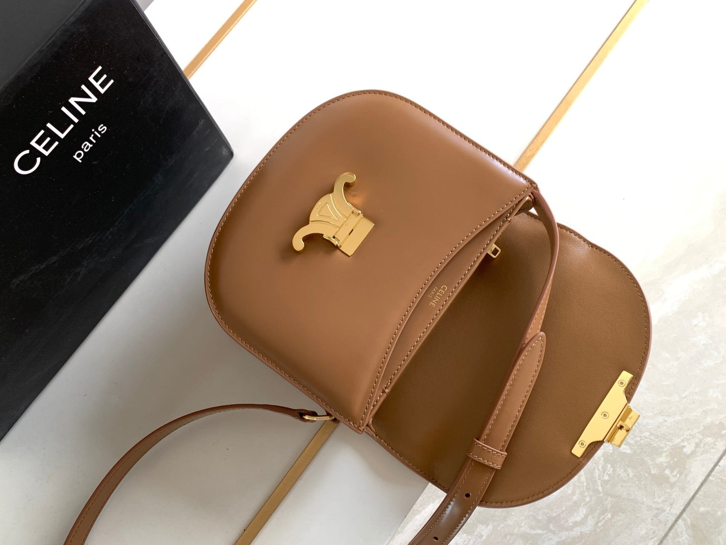 ティーン ベザス トリオンフ 18.5 ブラウン カーフスキン