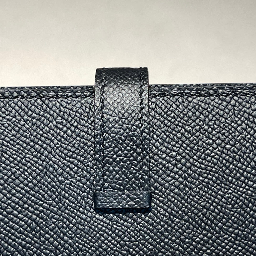 Portefeuille HM BEARN 17,5 pouces noir EPSOM, matériel doré
