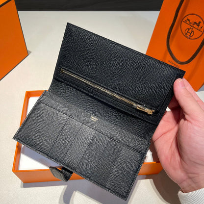 Portefeuille HM BEARN 17,5 pouces noir EPSOM, matériel doré