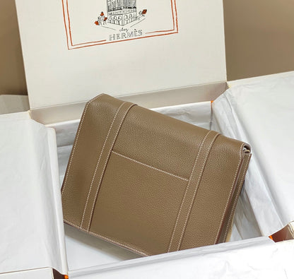 HM STEVEN 34 CUIR TOGO CAMEL