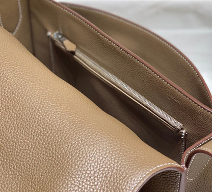 HM STEVEN 34 CUIR TOGO CAMEL