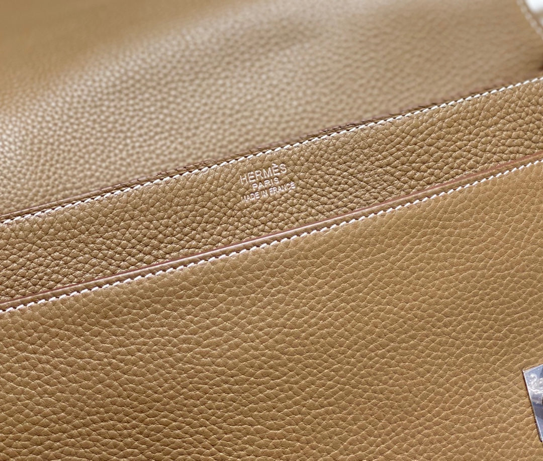 HM STEVEN 34 CUIR TOGO CAMEL