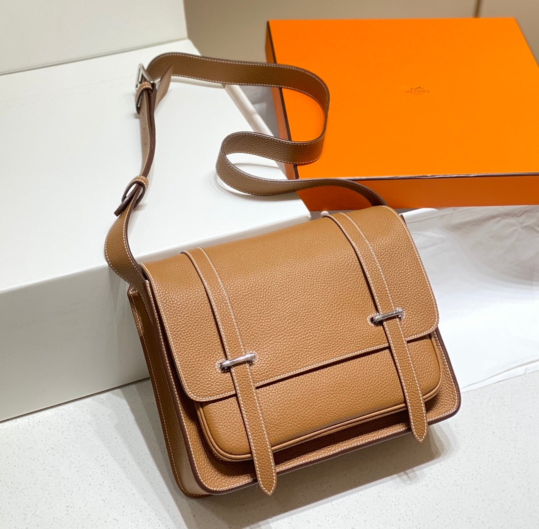 HM STEVEN 34 CUIR TOGO CUIVRE