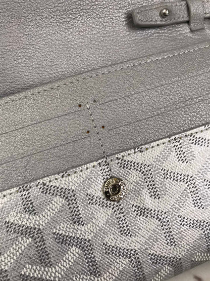 PORTEFEUILLE VARENNE CONTINENTAL 19 EN TOILE GOYARDINE GRIS