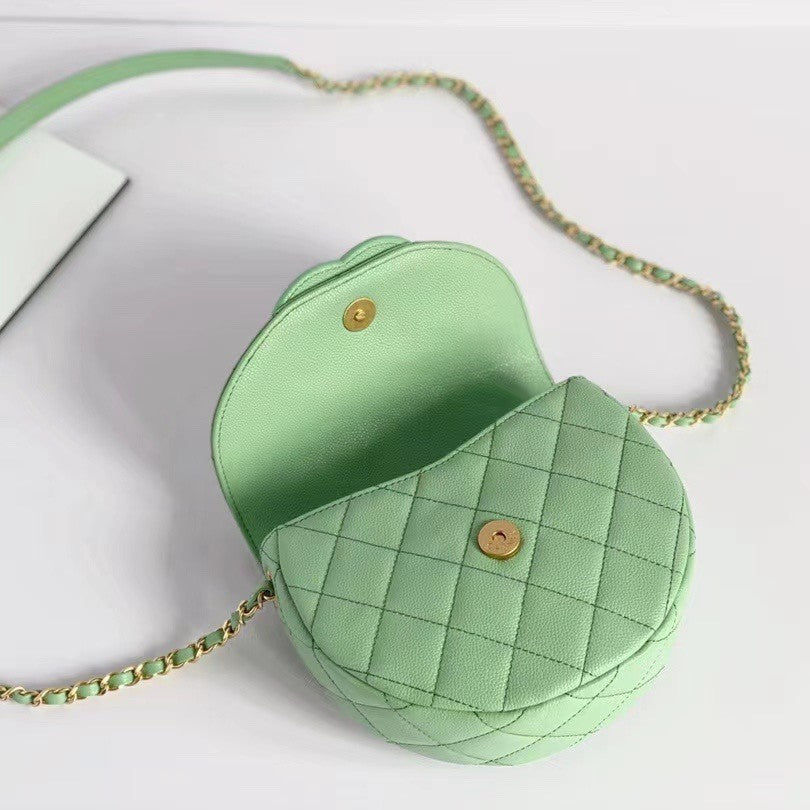 CC Mini Messenger 19 cm Vert Clair Caviar 