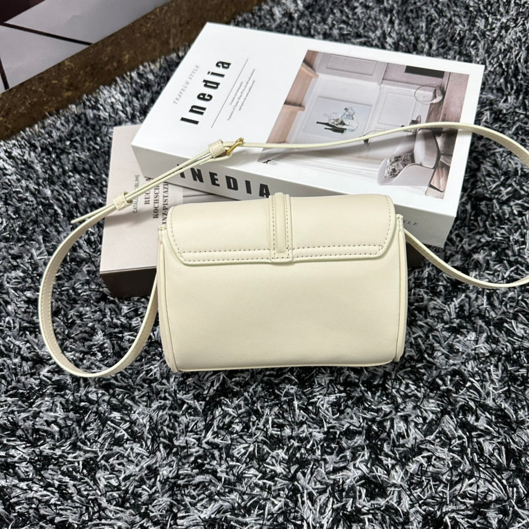 CLASSIC MINI 18 CUIR DE VEAU BLANC