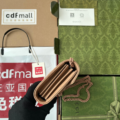 SAC À MAIN MATELASSÉ MARMONT 20 EN CUIR DE VEAU BEIGE