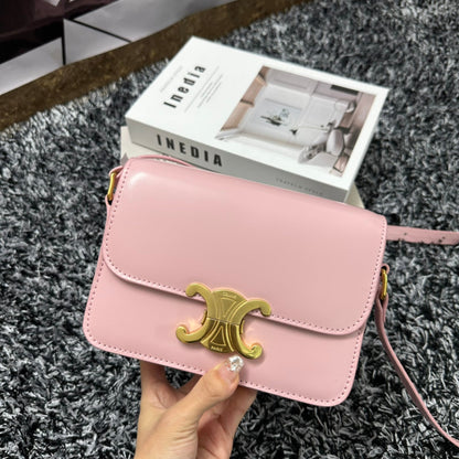 TRIPHOME TEEN 18 ROSE PASTEL CUIR DE VACHE