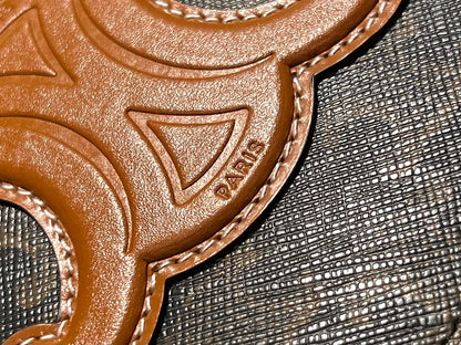 COFFRET TRIPHOME 16 EN CUIR DE VEAU IMPRIMÉ