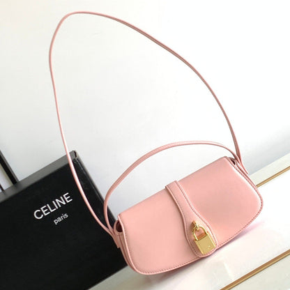 MINI POCHETTE TABOU 18 CUIR DE VEAU ROSE SAKURA