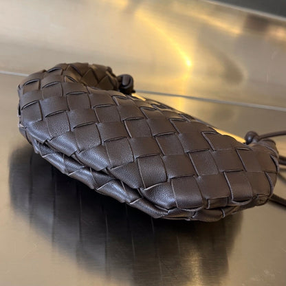 SARDINE 20 AVEC CHAÎNE EN CUIR D'AGNEAU NOIR