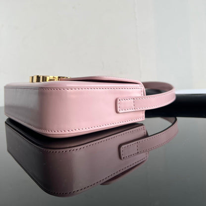 TRIOMPHE 20 CUIR DE VEAU ROSE PASTEL