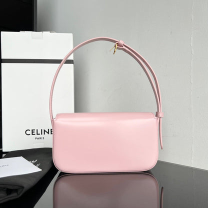 TRIOMPHE 20 CUIR DE VEAU ROSE PASTEL