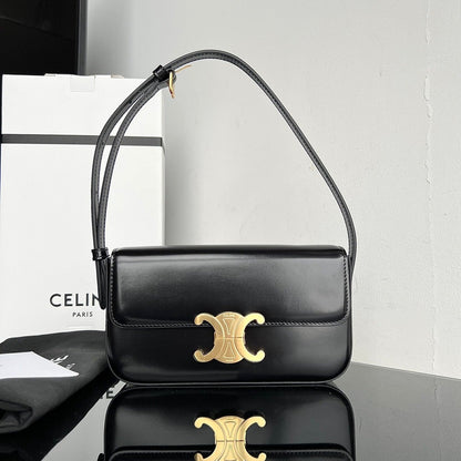 TRIOMPHE 20 CUIR DE VEAU NOIR