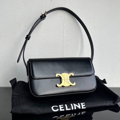 TRIOMPHE 20 CUIR DE VEAU NOIR