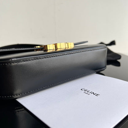 TRIOMPHE 20 CUIR DE VEAU NOIR