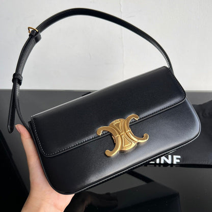 TRIOMPHE 20 CUIR DE VEAU NOIR