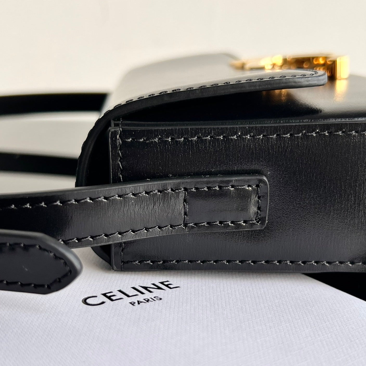 TRIOMPHE 20 CUIR DE VEAU NOIR