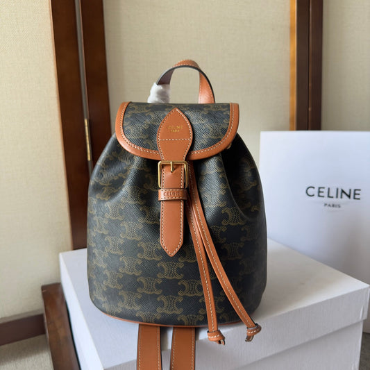 PETIT SAC À DOS FOLCO 20 EN TOILE TRIOMPHE NOIRE