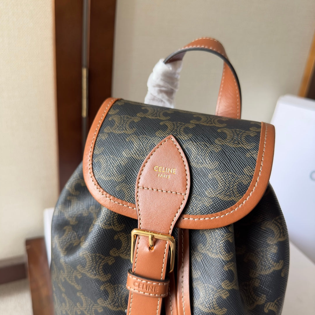 PETIT SAC À DOS FOLCO 20 EN TOILE TRIOMPHE NOIRE