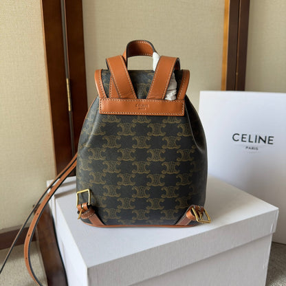 PETIT SAC À DOS FOLCO 20 EN TOILE TRIOMPHE NOIRE