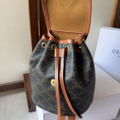 PETIT SAC À DOS FOLCO 20 EN TOILE TRIOMPHE NOIRE
