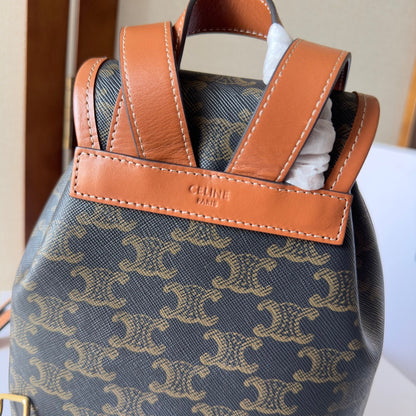 PETIT SAC À DOS FOLCO 20 EN TOILE TRIOMPHE NOIRE