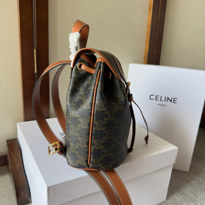 PETIT SAC À DOS FOLCO 20 EN TOILE TRIOMPHE NOIRE