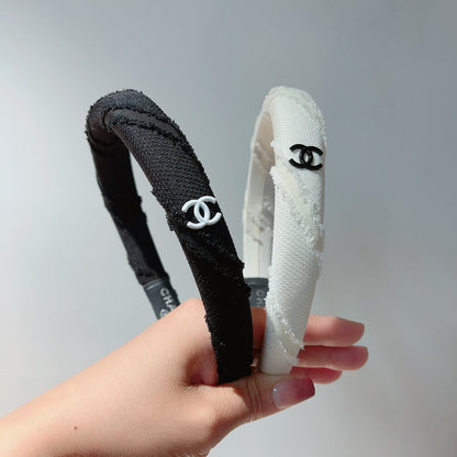 BLACK FABRIC HAIRBAND 876992