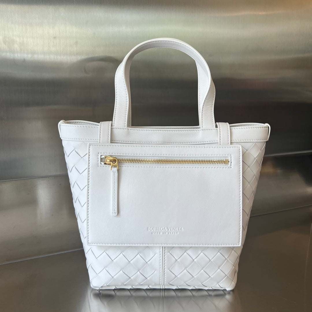 SAC FLIP FLAP 23 EN CUIR D'AGNEAU BLANC