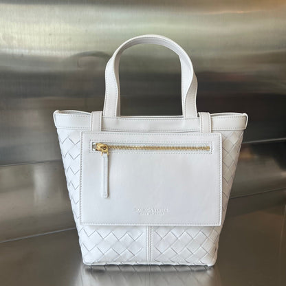 SAC FLIP FLAP 23 EN CUIR D'AGNEAU BLANC