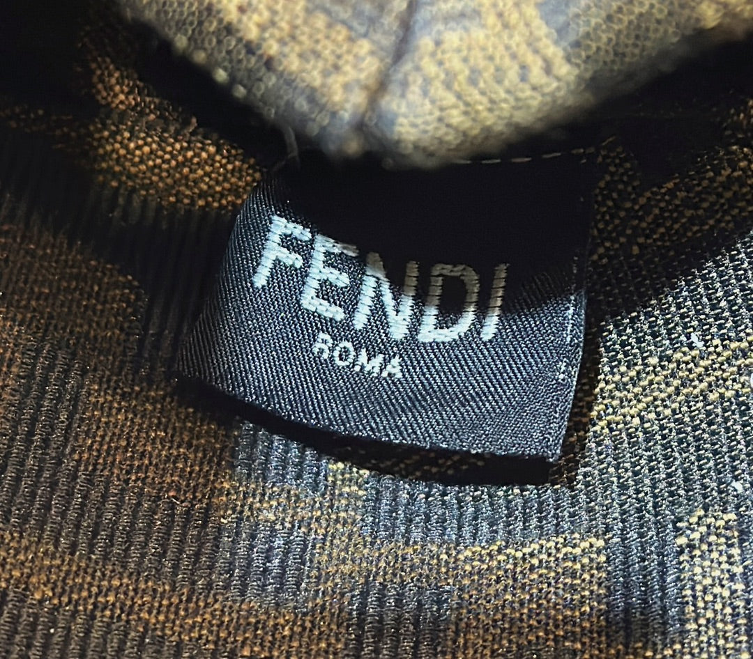 フェンディ 26 ファースト スモール ミッドナイトブルーミックス ホワイトカーフスキン シルバー金具