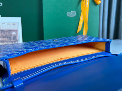 POCHETTE MONTE-CARLO PM 25 EN TOILE GOYARDINE BLEU SAPHIR
