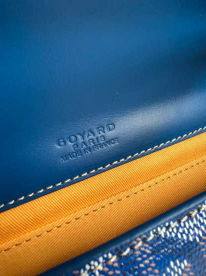 POCHETTE MONTE-CARLO PM 25 EN TOILE GOYARDINE BLEU SAPHIR