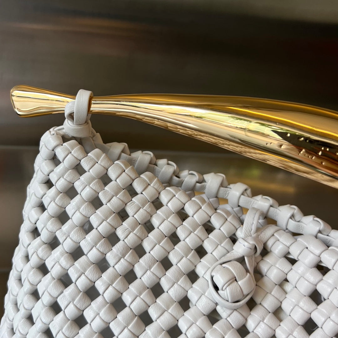 SAC SARDINE 29 EN CUIR D'AGNEAU BLANC