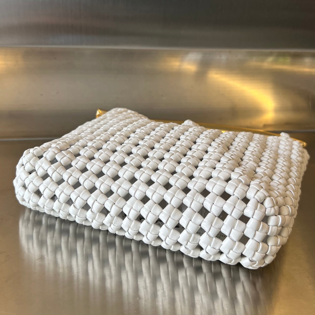 SAC SARDINE 29 EN CUIR D'AGNEAU BLANC