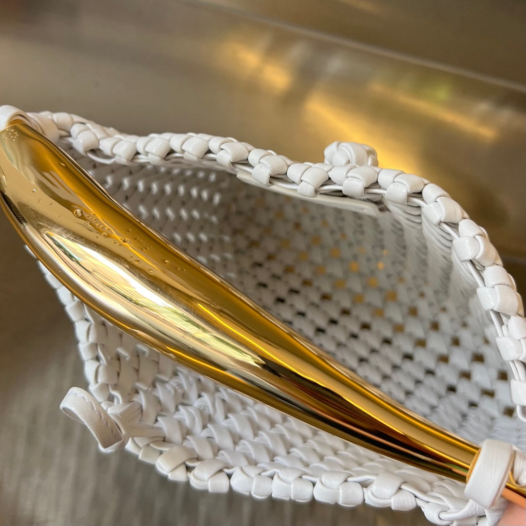 SAC SARDINE 29 EN CUIR D'AGNEAU BLANC