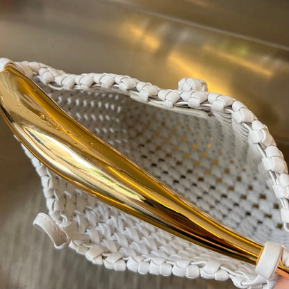 SAC SARDINE 29 EN CUIR D'AGNEAU BLANC
