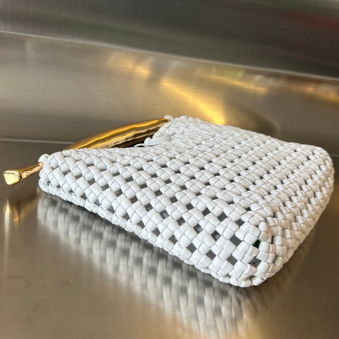 SAC SARDINE 29 EN CUIR D'AGNEAU BLANC