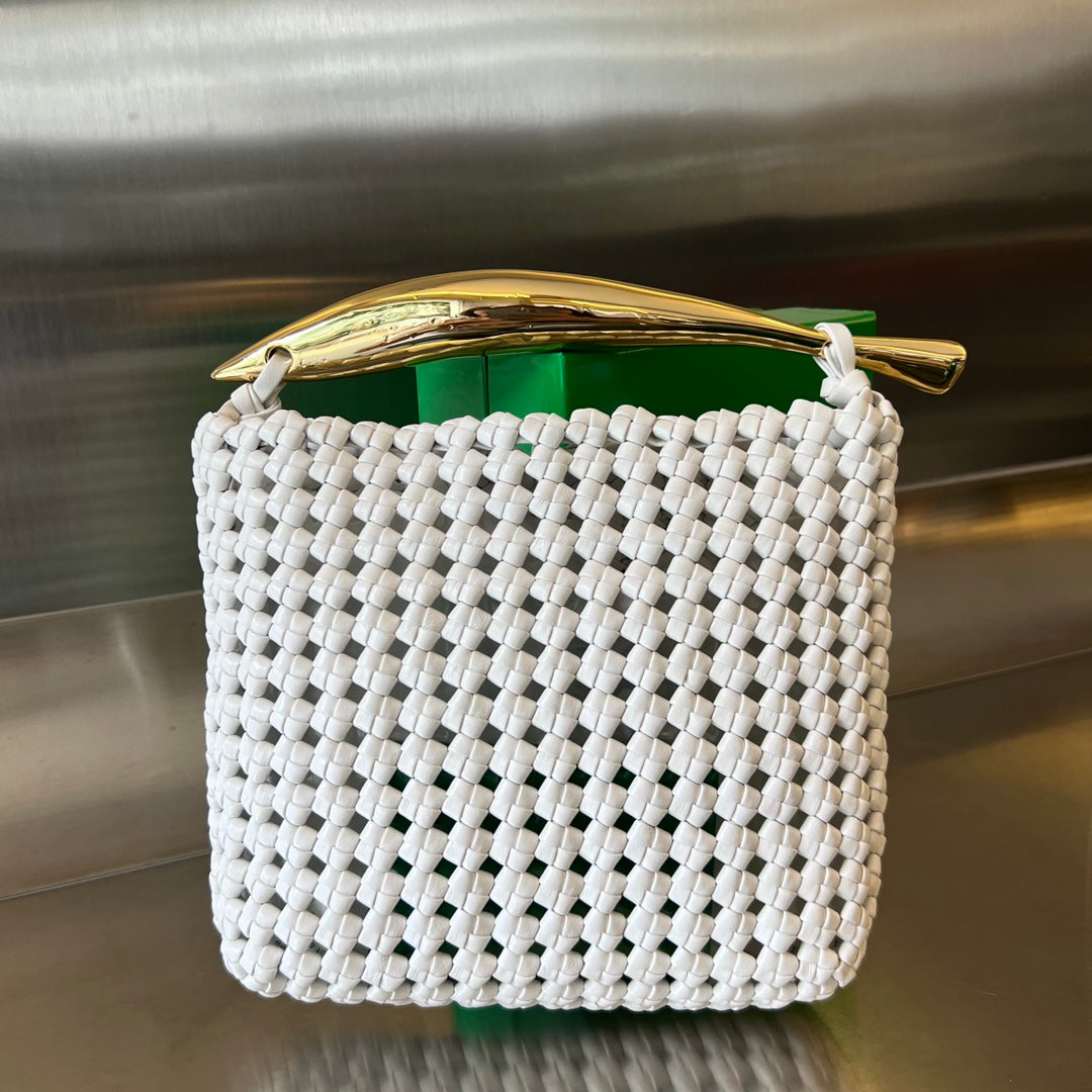 SAC SARDINE 29 EN CUIR D'AGNEAU BLANC