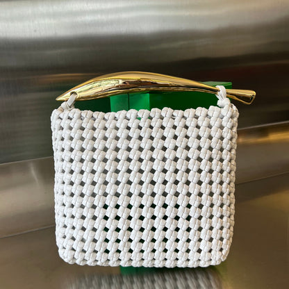 SAC SARDINE 29 EN CUIR D'AGNEAU BLANC
