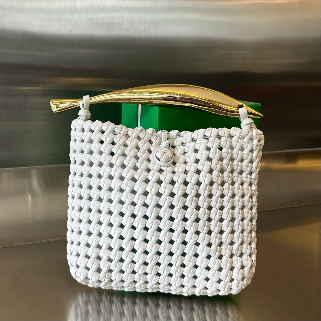 SAC SARDINE 29 EN CUIR D'AGNEAU BLANC
