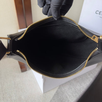 Celine Ava Bag 23cm Black Calfskin