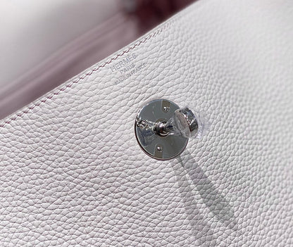 SAC HM LINDY 26 EN CUIR TAURILLON CLEMENCE ROSE DOUX