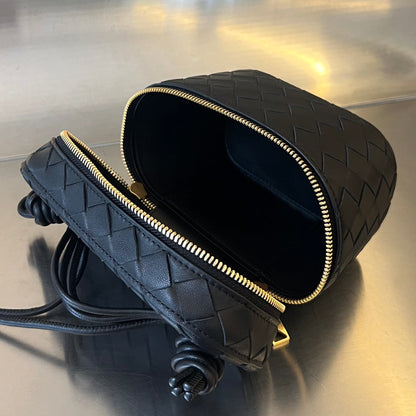 MINI VANITY CASE 18 EN CUIR D'AGNEAU NOIR