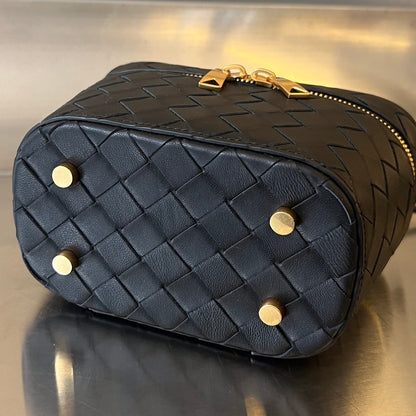 MINI VANITY CASE 18 EN CUIR D'AGNEAU NOIR